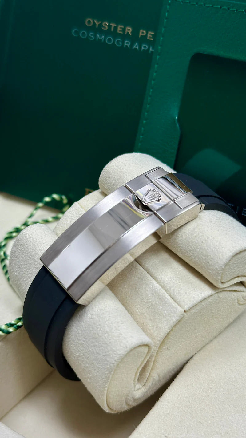 Rolex Cosmograph Daytona 40mm White Gold Grey "Ghost" Dial Oysterflex - 126519LN - New 2025